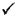 checkmark